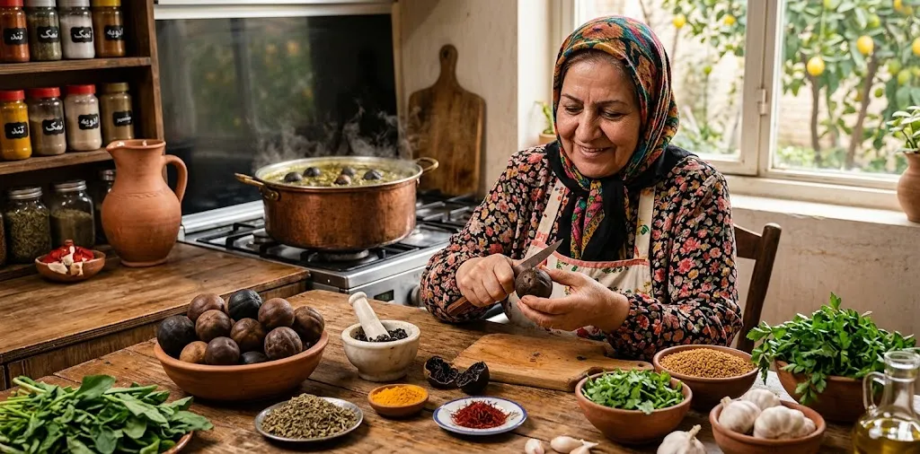 لیمو عمانی در غذا