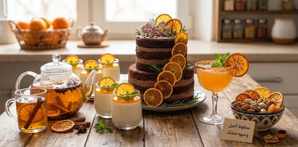 طرز تهیه چیپس میوه پرتقال