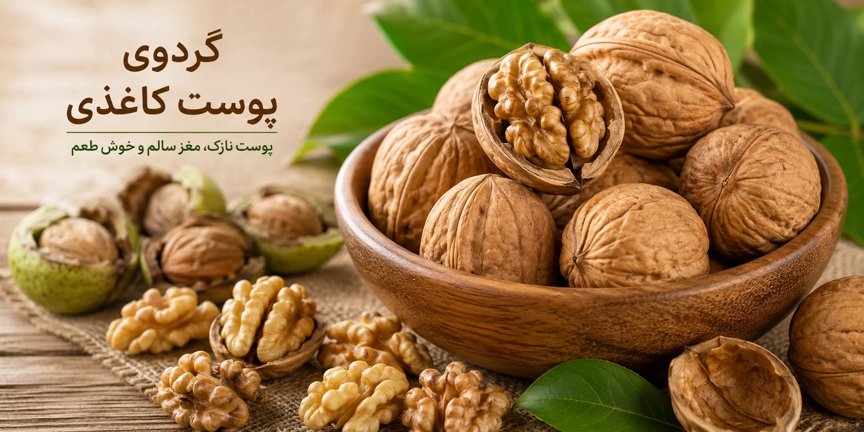 گردو پوست کاغذی