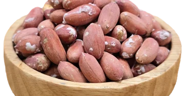 بادام زمینی آستانه با پوست