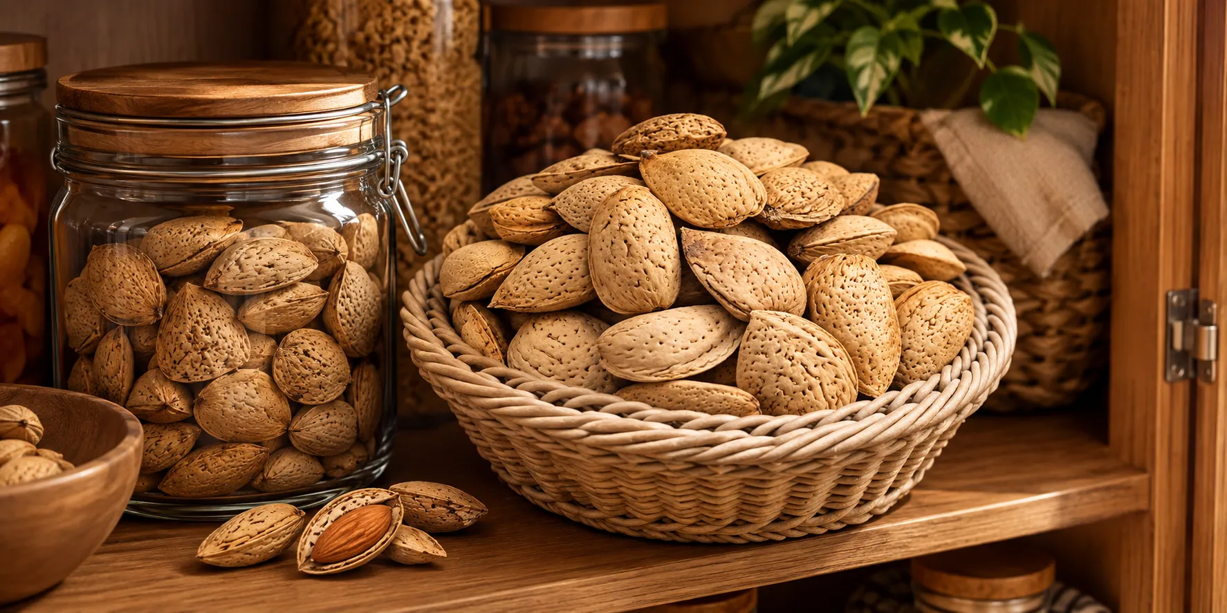 بهترین روش نگهداری بادام درختی باپوست