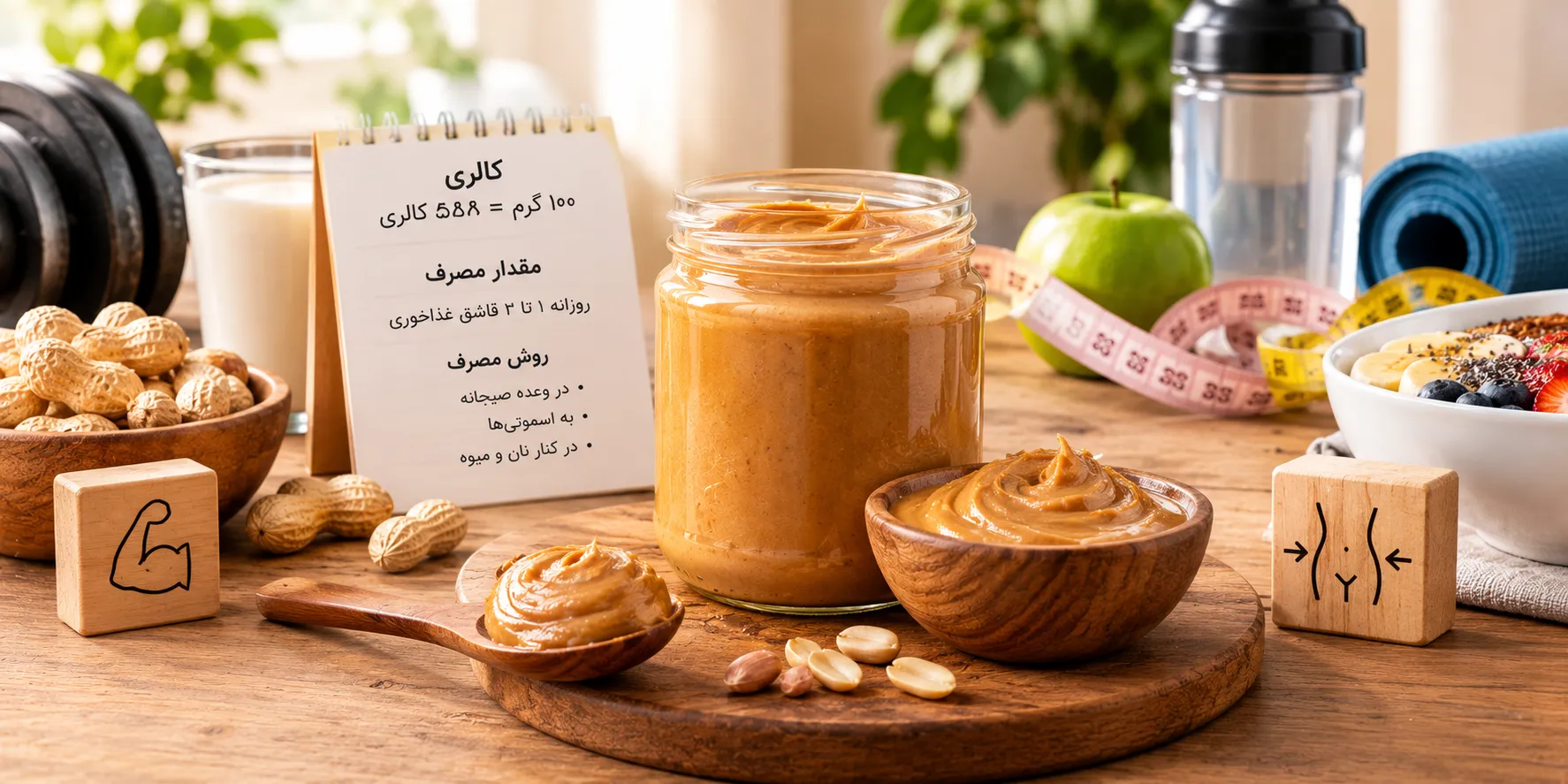 کره بادام زمینی چاق‌کننده است یا لاغرکننده؟